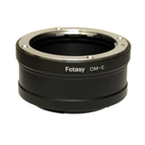 Fotasy Olympus OM lens to Sony E-Mount Mirrorless Camera Adapter, Compatible with a7 a7R a7S II III IV a9 a9II a7c Alpha 1 ZV-E10 a6600 a6500 a6400 a6300 a6000 a5100 a5000 a3500 a3000