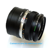 Fotasy Olympus OM lens to Sony E-Mount Mirrorless Camera Adapter, Compatible with a7 a7R a7S II III IV a9 a9II a7c Alpha 1 ZV-E10 a6600 a6500 a6400 a6300 a6000 a5100 a5000 a3500 a3000