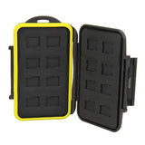 Micro SD Card Case, microSD Case, JJC MC-MSD16 Anti-Shock Waterproof Holder Storage Memory Card Case for 16  Micro SD