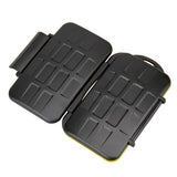 Micro SD Card Case, microSD Case, JJC MC-MSD16 Anti-Shock Waterproof Holder Storage Memory Card Case for 16  Micro SD