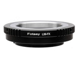 Fotasy Adjustable Leica M39 39mm LTM Lens to Fuji X Adapter, M39 Lens to X Mount, Compatible with Fujifilm X-Pro1 X-Pro2 X-Pro3 X-E2 X-E3 X-T1 X-T2 X-T3 X-T4 X-T10 X-T20 X-T30 X-T30II X-T100 X-H1