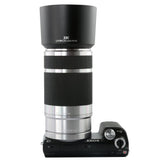 JJC Camera Lens Hood for Sony E 55-210mm f/4.5-6.3 OSS E-Mount Lens (SEL55210) Replaces Sony ALC-SH115