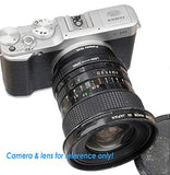 Fotasy FD Lens to Fuji X Adapter, FD Mount Lens to X Mount Adapter, Compatible with Fujifilm X-Pro1 X-Pro2 X-Pro3 X-E2 X-E3 X-A10 X-M1 X-T1 X-T2 X-T3 X-T4 X-T10 X-T20 X-T30 X-T30II X-T100 X-H1
