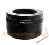 Fotasy Adjustable T Mount T2 Ring Telescope lens to Sony E-Mount Mirrorless Camera Adapter, Compatible with a7 a7R a7S II III IV a9 a9II a7c Alpha 1 ZV-E10 a6600 a6500 a6400 a6300 a6000 a5100 a5000 a3500 a3000