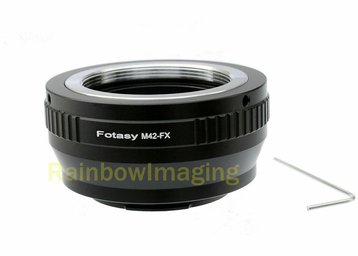 Fotasy Adjustable M42 42mm Screw Mount lens to Fuji X Adapter 