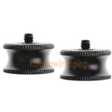 (2 Pcs) Fotasy  3/8" Female to 1/4" Male 1/4 inch Thread Screw Tripod Mount Adapter