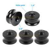 (5 Pcs) 3/8" Female to 1/4" Male Thread Screw Mount Adapter Tripod Plate Screw