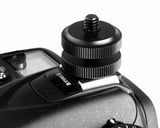 (5 Pcs)  Fotasy Hot Shoe to 1/4 Adapter, Camera Hot Shoe Mount Adapter, Flash Shoe to 1/4"-20 Male Post Adapter with Locking Disk