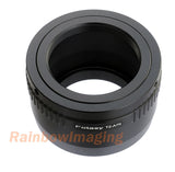 Fotasy Adjustable T Mount T2 Ring Telescope lens to Sony E-Mount Mirrorless Camera Adapter, Compatible with a7 a7R a7S II III IV a9 a9II a7c Alpha 1 ZV-E10 a6600 a6500 a6400 a6300 a6000 a5100 a5000 a3500 a3000