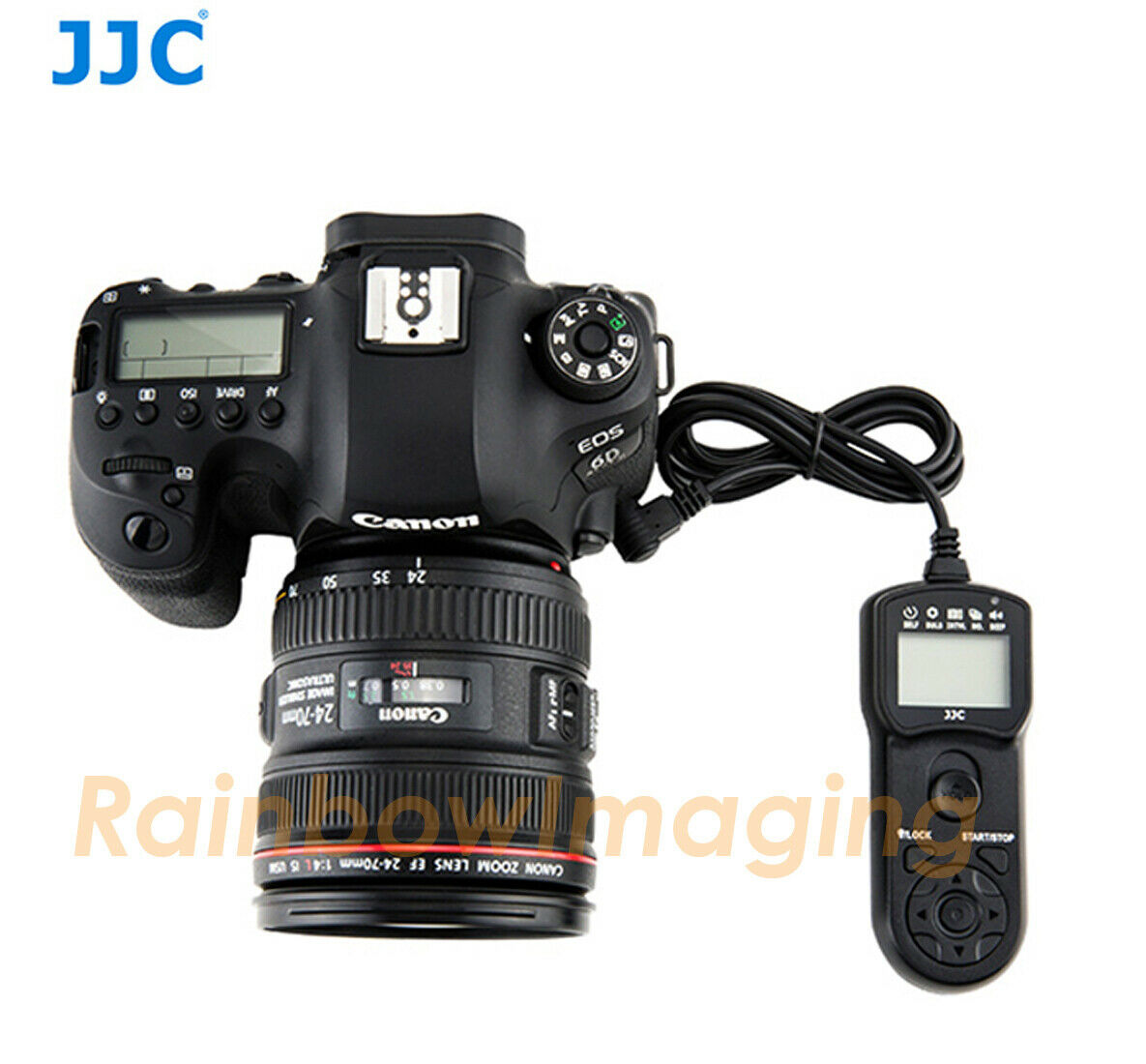 JJC TM-A Wire Multi-Function LCD Timer Remote Control for Canon EOS 5DS R  5DS 1DC 6D 1DX 1D 7D 50D 5D Mark II III IV 1D Mark II N III 30D 20D 20Da  10D