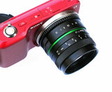 Fotasy 50mm F1.8 APS-C Multi-Coated Lens & C- Sony E-Mount Adapter, for NEX-3 NEX-3C NEX-3N NEX-5 NEX-5C NEX-5N NEX-5R NEX5T NEX-6 NEX-7 NEX-F3 a6600 a6500 a6400 a6300 a6000 a5100 a5000 a3500 a3000 ZV-E10