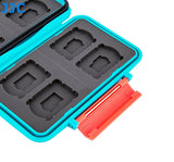JJC MC-NSMSD16 Water-Resistant Shockproof Storage Case fit 8 x Nintendo Switch Game Card & 8 x Micro SD card