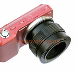 Fotasy M42 Lens to Sony E-mount Adapter/ Macro Focusing Helicoid, Compatible with a7 a7R a7S II III IV a9 a9II a7c Alpha 1 ZV-E10 a6600 a6500 a6400 a6300 a6000 a5100 a5000 a3500 a3000