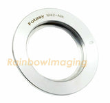 Fotasy M42 Lens to Nikon F Mount DSLR Adapter, Copper, 42mm Screw Mount Lens to Nikon F Mount DSLR Adapter, fits Nikon DSLR D5 D4S D4 Df D3 D850 D810 D800 D750 D610 D7500 D7200 D7100 D7000 D5200 D5300 D5500 D5600 D3400