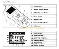 JJC TM-C Intervalometer Timer Remote Shutter Cord for Canon EOS 60D 60Da 70D 77D 80D 90D 100D 200D II 250D 750D 760D 800D 1000D 1100D 1200D 1300D 3000 M5 M6 1500D Rebel Series EOS Kiss PowerShot G3 X G5 X G16 SX50 SX60 SX70 HS EOS R EOS R6
