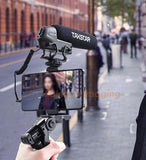 Takstar SGC-600 Super Cardiod Shotgun Interview Photography Microphone Condenser Recording Vdeomicro MIC, Shock Mount, Windscreen, DSLR Camera DV Camcorder, Andoid Smartphone w 3.5mm Audio Jack