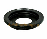 Fotasy 16mm Cine C Mount Lens to Leica L Adapter, Compatible with Leica TL2 TL T CL SL SL2 SL2-S and Panasnoc S1 S1R S1H S5 and Sigma fp fp L