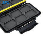 SD Card Case, SD Card Holder, JJC MC-SD12 Anti-Shock Water-Resistant Shockproof Storage Memory Card Case for 12 SD Cards