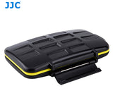 SD Card Case, Micro SD Card Case, JJC MC-SDMSD12 Rubber Sealed Water Resistant Memory Card Case fits for 4 SD Cards and 8 Micro SD Cards