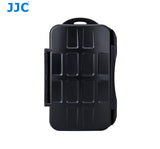 SD Card Case, Micro SD Card Case, JJC MC-SDMSD12 Rubber Sealed Water Resistant Memory Card Case fits for 4 SD Cards and 8 Micro SD Cards