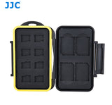 SD Card Case, Micro SD Card Case, JJC MC-SDMSD12 Rubber Sealed Water Resistant Memory Card Case fits for 4 SD Cards and 8 Micro SD Cards