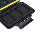 QD6 Card Case, XQD Memory Card Holder, JJC MC-XQD6 Waterproof Water-Resistant Storage Memory Card Case Protector for 6 XQD Cards
