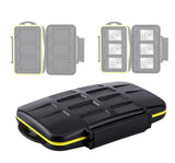 QD6 Card Case, XQD Memory Card Holder, JJC MC-XQD6 Waterproof Water-Resistant Storage Memory Card Case Protector for 6 XQD Cards