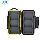 CF Card Case, JJC MC-CF6 Anti-Shock Water Resistant Memory Card Hard Case for 6 Pcs CF CompactFlash Cards with Lock