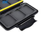 CF Card Case, JJC MC-CF6 Anti-Shock Water Resistant Memory Card Hard Case for 6 Pcs CF CompactFlash Cards with Lock