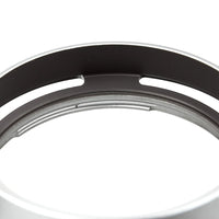 X100V Hood, X100F hood, JJC LH-JX100 Silver Metal Lens Hood Adapter Ring for Fujifilm X100V X100F X70 X100 X100S X100T, Replaces FUJIFILM AR-X100 Adapter Ring