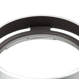 X100V Hood, X100F hood, JJC LH-JX100 Silver Metal Lens Hood Adapter Ring for Fujifilm X100V X100F X70 X100 X100S X100T, Replaces FUJIFILM AR-X100 Adapter Ring
