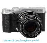 Fotasy Contax Yashica C/Y Lens to Fuji X Adapter, CY Lens X Mount Adapter, Compatible with Fujifilm X-Pro1 X-Pro2 X-Pro3 X-E2 X-E3 X-A10 X-M1 X-T1 X-T2 X-T3 X-T4 X-T10 X-T20 X-T30 X-T30II X-T100 X-H1