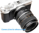 Fotasy Contax Yashica C/Y Lens to Fuji X Adapter, CY Lens X Mount Adapter, Compatible with Fujifilm X-Pro1 X-Pro2 X-Pro3 X-E2 X-E3 X-A10 X-M1 X-T1 X-T2 X-T3 X-T4 X-T10 X-T20 X-T30 X-T30II X-T100 X-H1
