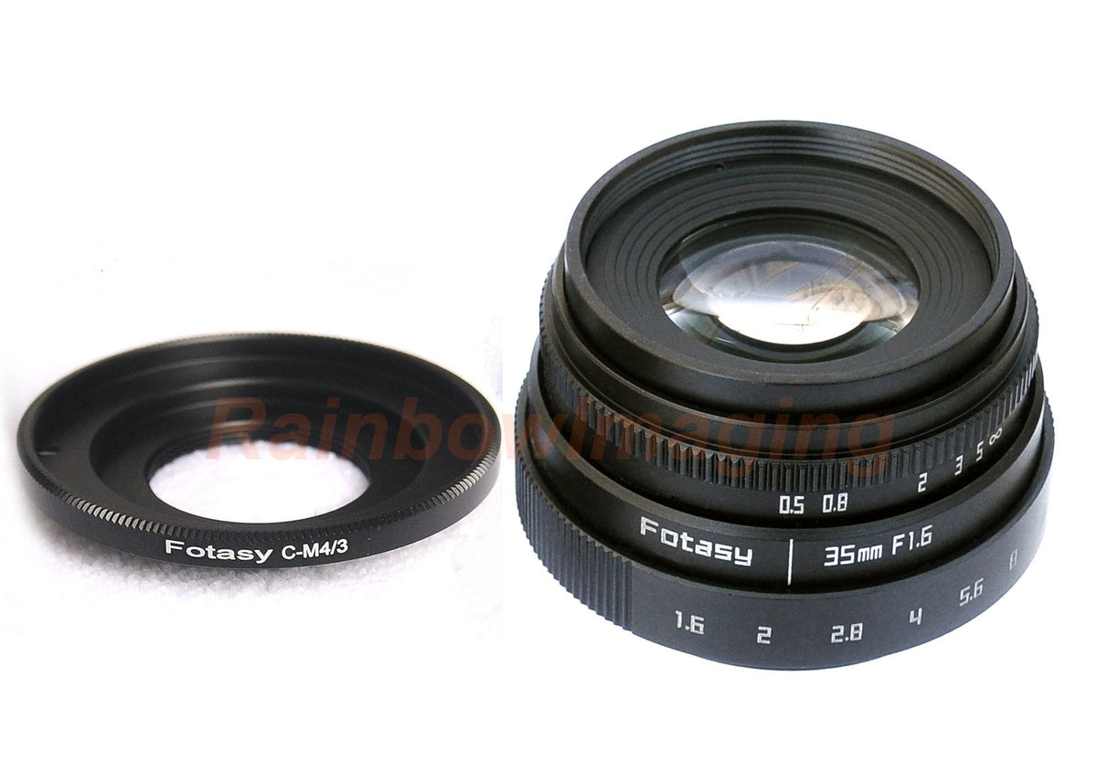 Fotasy 35mm f1.6 APSC Lens for M43 MFT Micro 4/3 Mirrorless