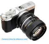 Fotasy Minolta MD MC Rokkor Lens to Fuji X Adapter, MD Lens to X Mount, Compatible with Fujifilm X-Pro1 X-Pro2 X-Pro3 X-E2 X-E3 X-A10 X-M1 X-T1 X-T2 X-T3 X-T4 X-T10 X-T20 X-T30 X-T30II X-T100 X-H1