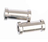 (2 Pcs) 32mm 1/4" to 3/8" inch Female to Female Convertor Threaded Screw Adapter Spigot for Studio Light Stand, Hotshoe/Coldshoe Adapter Ball Head Flash Trigger Receiver