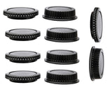 (5-Pcs) Fotasy Rear Lens Cover Camera Body Cap for Canon EOS EF DSLR Camera Lens, Canon EF Efs Mount Lense Rear Cap Body Cap, Canon Body Sensor Dust Cap Cover, EF Lens Rear Cap