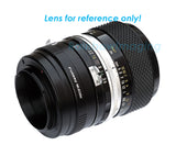 Fotasy Nikon F Mount to EF-M Mount Lens Adapter,  NK to EF M, Compatible with Nikon F Lens and Canon EOS-M Mirrorless Camera M1 M2 M3 M5 M6 M6 Mark II M10 M50 M50II M100 M200