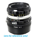 Fotasy Nikon F Lens to Sony E-Mount Adapter, Infinity Focus, Compatible Sony NEX-6 NEX-7 a3000 a3500 a5000 a5100 a6000 a6300 a6400 a6400 a6500 a6600 ZV-E10 a7 a7r a7s II III IV a9 A9II