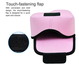 JJC S1P Pink Ultra Light Neoprene Camera Case for Sony a6600 a6500 a6400 a6300 a6100 a6000 a5100 +16-50mm Lens, Pouch Bag for Sony RX1 RX1R II Panasonic LX100 LX100 II Canon SX510 HS G1X III Sigma FP