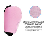 JJC S1P Pink Ultra Light Neoprene Camera Case for Sony a6600 a6500 a6400 a6300 a6100 a6000 a5100 +16-50mm Lens, Pouch Bag for Sony RX1 RX1R II Panasonic LX100 LX100 II Canon SX510 HS G1X III Sigma FP