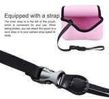 JJC S1P Pink Ultra Light Neoprene Camera Case for Sony a6600 a6500 a6400 a6300 a6100 a6000 a5100 +16-50mm Lens, Pouch Bag for Sony RX1 RX1R II Panasonic LX100 LX100 II Canon SX510 HS G1X III Sigma FP