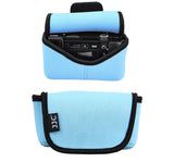 JJC S1DSB Sky Blue Ultra Light Neoprene Camera Case for Sony a6600 a6500 a6400 a6300 a6100 a6000 a5100 +16-50mm Lens, Pouch Bag for Sony RX1 RX1R II Panasonic LX100 LX100 II Canon SX510 HS G1X III Sigma FP