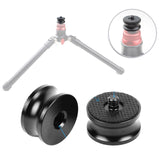 (2 Pcs) Fotasy  3/8" Female to 1/4" Male 1/4 inch Thread Screw Tripod Mount Adapter