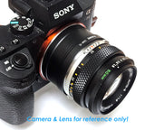 Fotasy Olympus OM lens to Sony E-Mount Mirrorless Camera Adapter, Compatible with a7 a7R a7S II III IV a9 a9II a7c Alpha 1 ZV-E10 a6600 a6500 a6400 a6300 a6000 a5100 a5000 a3500 a3000