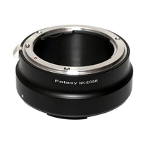 Fotasy Pro Nikon F Lens to Canon EOS RF Mount Mirrorless Camera Adapter, Compatible with Nikon F Mount Lens & Canon Mirrorless Camera EOS R Ra RP R3 R5 R6 R7 R10