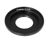 Fotasy 16mm C Mount lens to Fuji X Adapter, Cine Movie Lens to X Mount Converter, Compatible with Fujifilm X-Pro1 X-Pro2 X-Pro3 X-E1 X-E2 X-E3 X-A7 X-A10 X-M1 X-T1 X-T2 X-T3 X-T10 X-T20 X-T30 X-H1
