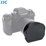 JJC LH-JXF18 Bayonet Metal Square Lens Hood forFujifilm XF 18mm f/1.4 R LM WR Lens, XF 18mm F1.4 Hood Shade, Aluminium Alloy,  Hood Cap