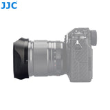 JJC LH-JXF18 Bayonet Metal Square Lens Hood forFujifilm XF 18mm f/1.4 R LM WR Lens, XF 18mm F1.4 Hood Shade, Aluminium Alloy,  Hood Cap