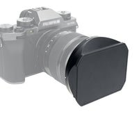 JJC LH-XF1680F4R Bayonet Metal Square Lens Hood for Fujifilm XF 16-80mm f4 R OIS WR Lens, Fuji XF 16 80 Hood Shade, Aluminium Alloy,  Hood Cap